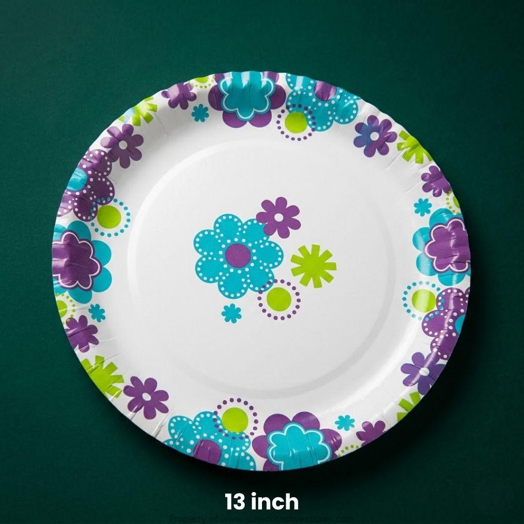 Buy 13 inch premium Paper plate- 100 piece Packet